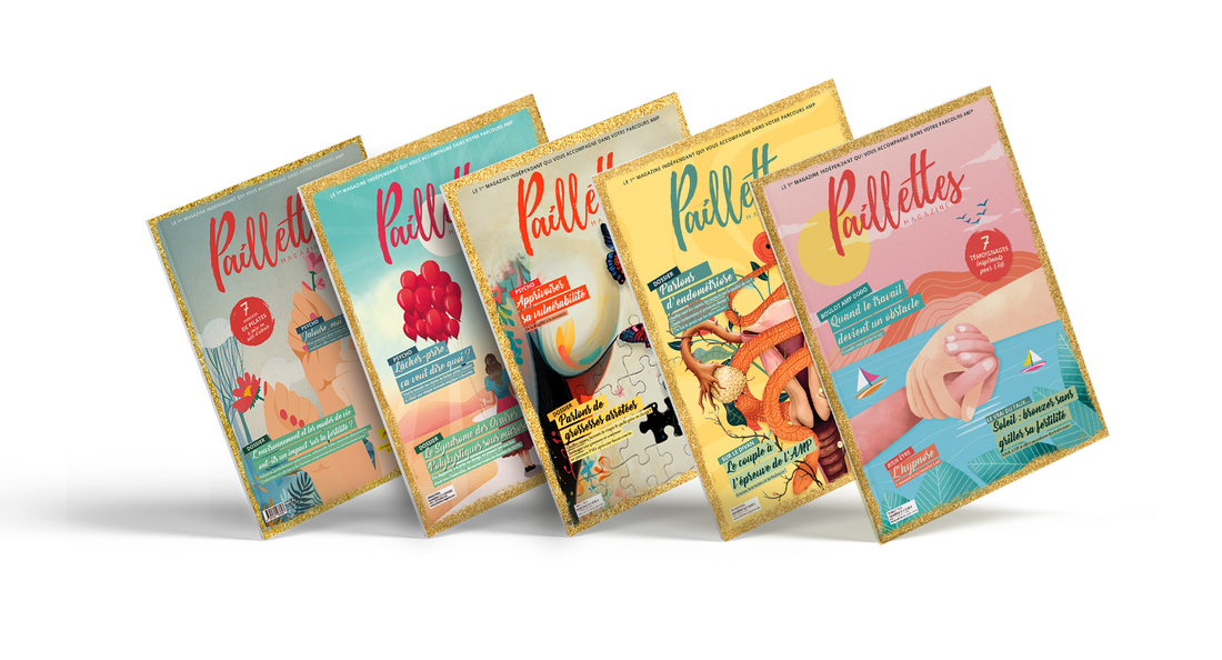 Paillettes Magazine : un média lumineux pour éclairer les parcours de PMA, avec la participation d’Amandine Perino, ostéopathe et formatrice en fertilité